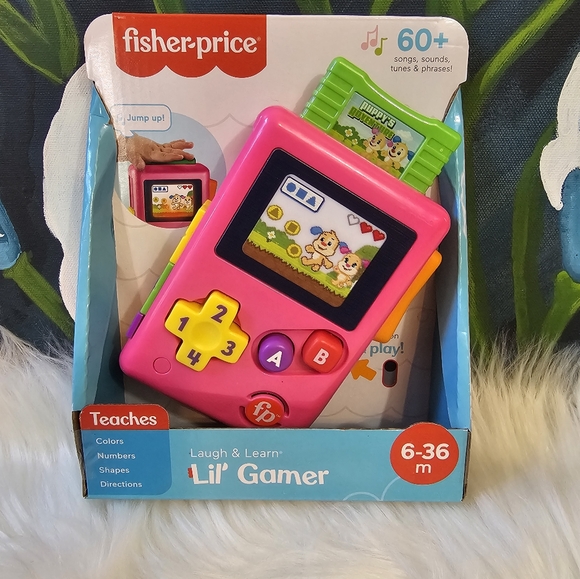 Fisher-Price Laugh & Learn Lil Gamer colors, numbers,shapes, directions - Picture 1 of 4